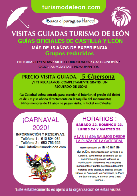 Turismo de León - Visitas guiadas - Guías Oficiales en León